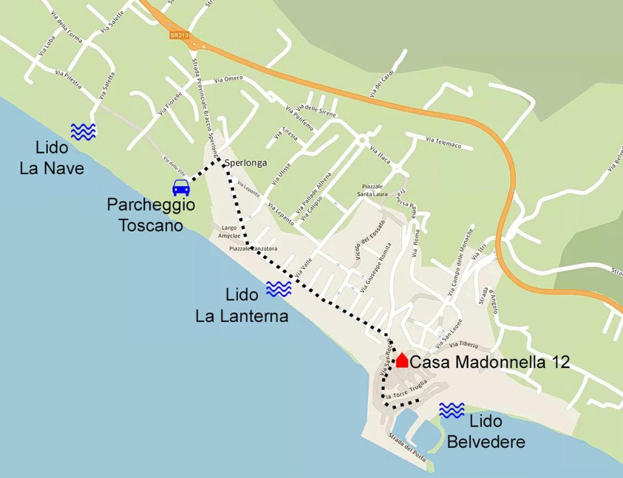 Casa Vacanza Madonnella 12 Sperlonga Bagian luar foto
